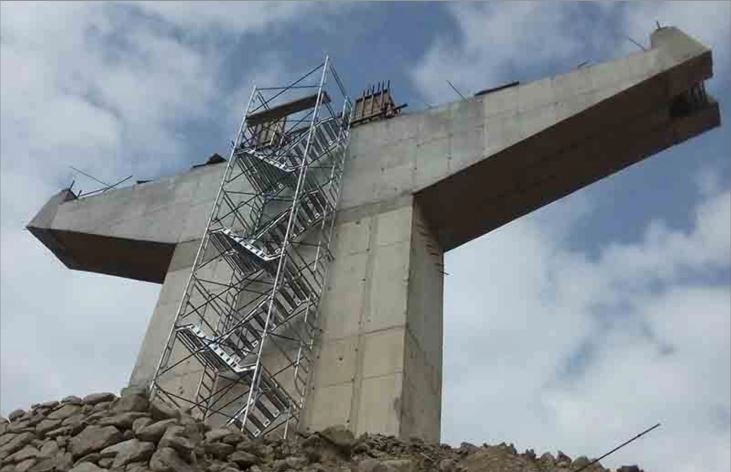 Andamios para escaleras