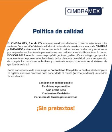 política de calidad